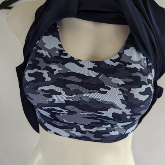 Fabletics Camo Workout Tanktop with Built In Bra Sz Small - Picture 3 of 5